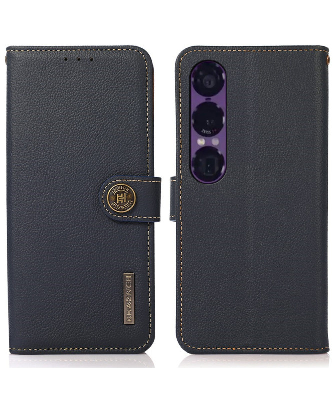 Housse Sony Xperia 1 VII KHAZNEH Classic en cuir