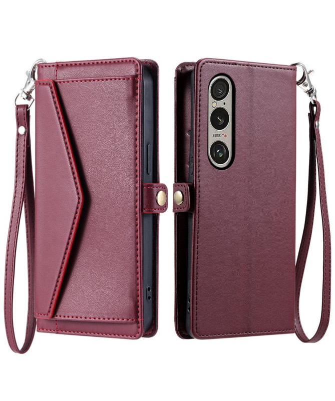 Housse Sony Xperia 1 VII Porte-cartes à Lanière | Solum