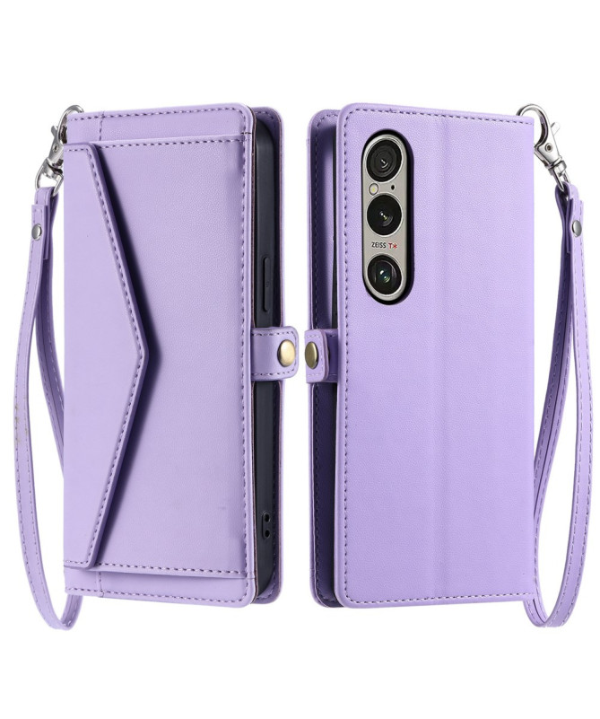 Housse Sony Xperia 1 VII Porte-cartes à Lanière | Solum