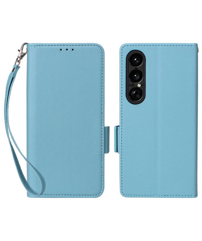 Housse Sony Xperia 1 VII effet cuir à Lanière | FOLKEN