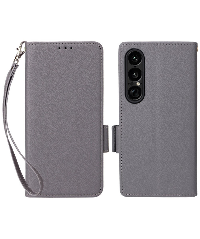 Housse Sony Xperia 1 VII effet cuir à Lanière | FOLKEN