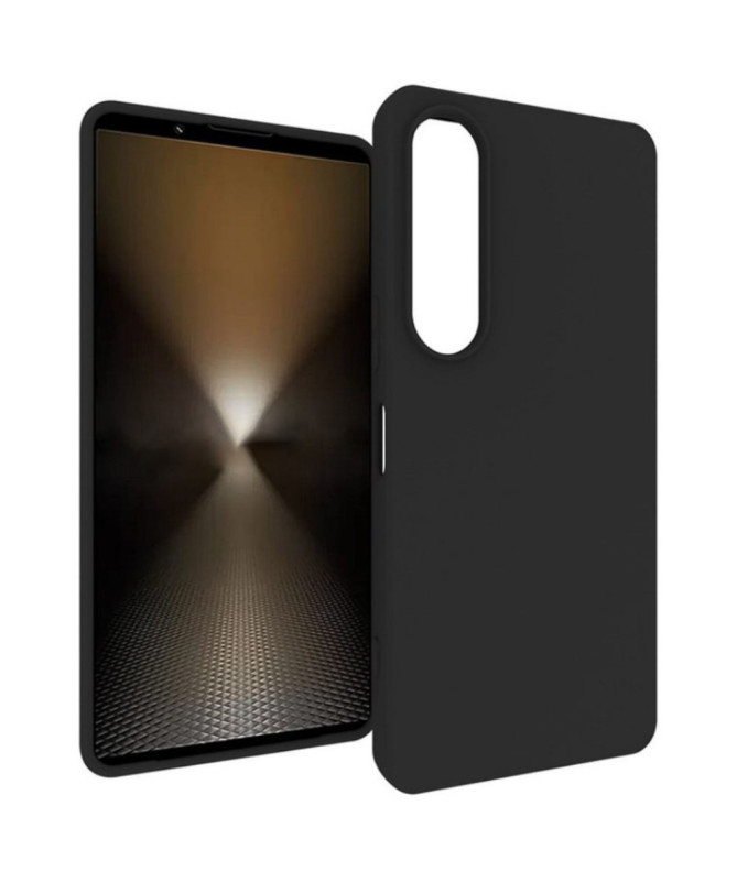 Coque Noire Mat Sony Xperia 1 VII avec Verre Trempé