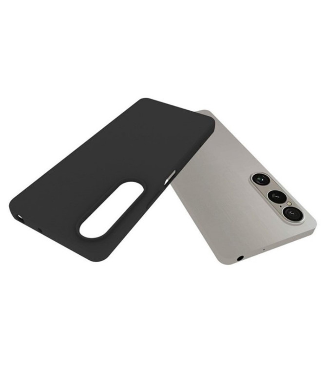 Coque Noire Mat Sony Xperia 1 VII avec Verre Trempé
