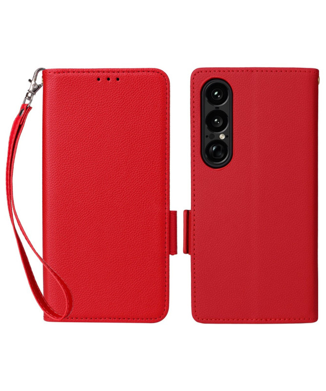 Housse Sony Xperia 1 VII effet cuir à Lanière | FOLKEN