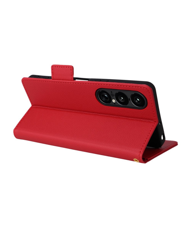 Housse Sony Xperia 1 VII effet cuir à Lanière | FOLKEN