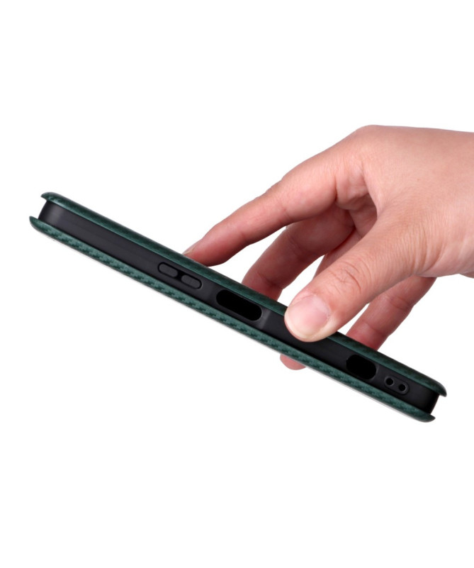 Flip Cover Sony Xperia 1 VII design fibre de carbone