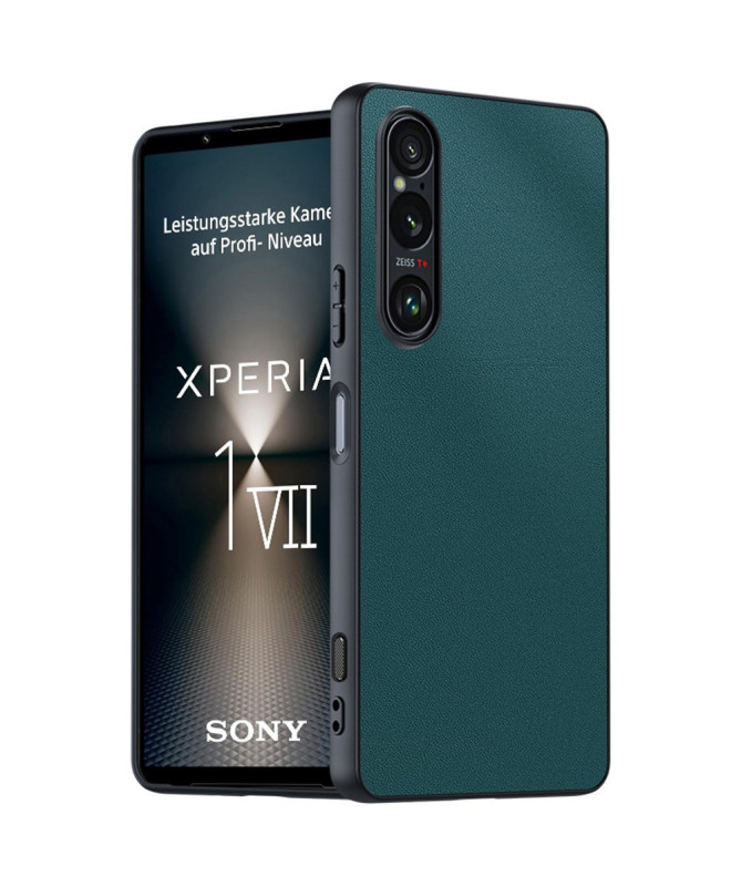 Coque Sony Xperia 1 VII | Ultra Fine Effet Cuir Rigide