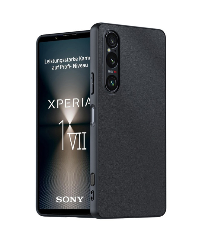 Coque Sony Xperia 1 VII | Ultra Fine Effet Cuir Rigide