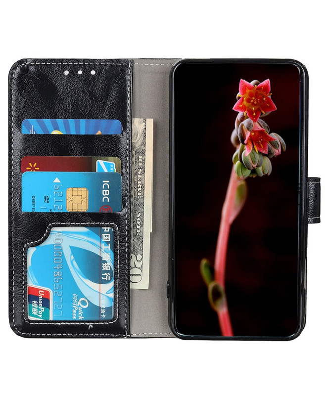 Housse Sony Xperia 1 VII effet cuir luxueux coutures