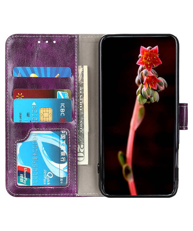 Housse Sony Xperia 1 VII effet cuir luxueux coutures