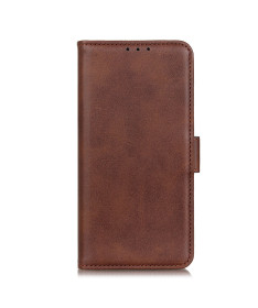 Étui Sony Xperia 1 VII portefeuille revêtement simili cuir mat