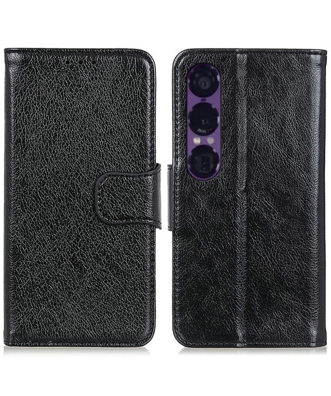 Housse Sony Xperia 1 VII Style Cuir Vieilli