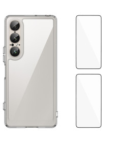 Coque Sony Xperia 1 VII avec Verre Trempé (2 pcs) | Cristalline