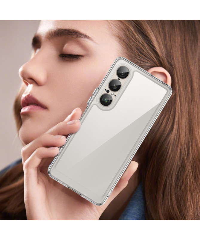 Coque transparente Sony Xperia 1 VII avec protection d'écran en verre 