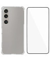 Pack Sony Xperia 1 VII Coque Coins Renforcés Transparente avec Verre T