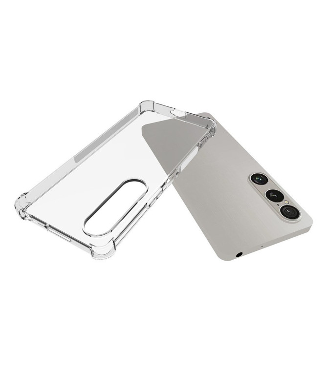 Pack Sony Xperia 1 VII Coque Coins Renforcés Transparente avec Verre T