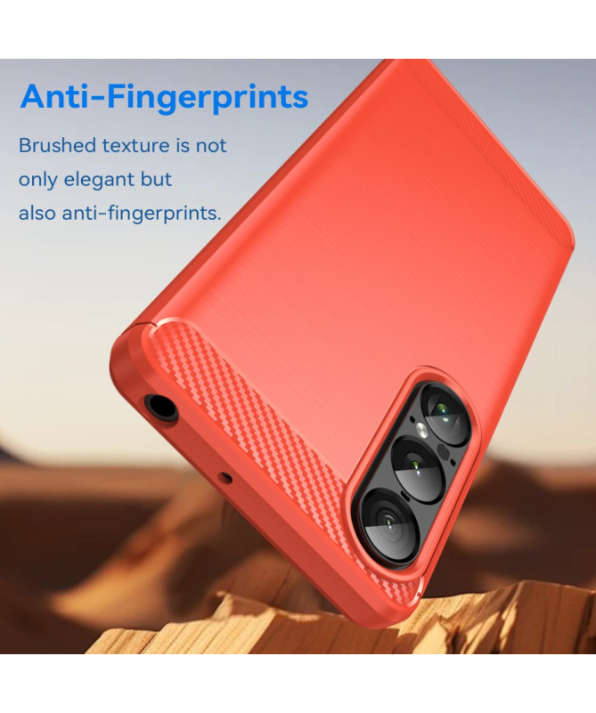 Coque Sony Xperia 1 VII flexible effet brossé