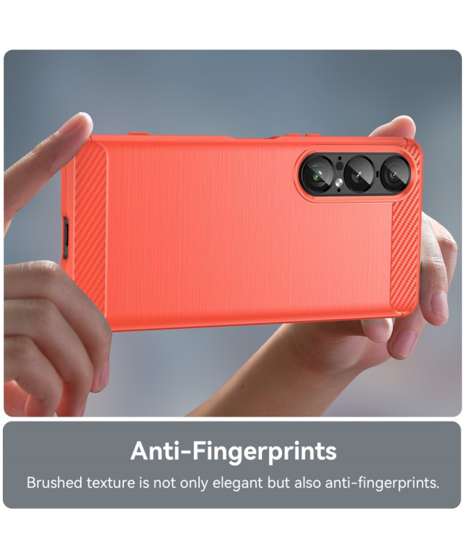 Coque Sony Xperia 1 VII flexible effet brossé