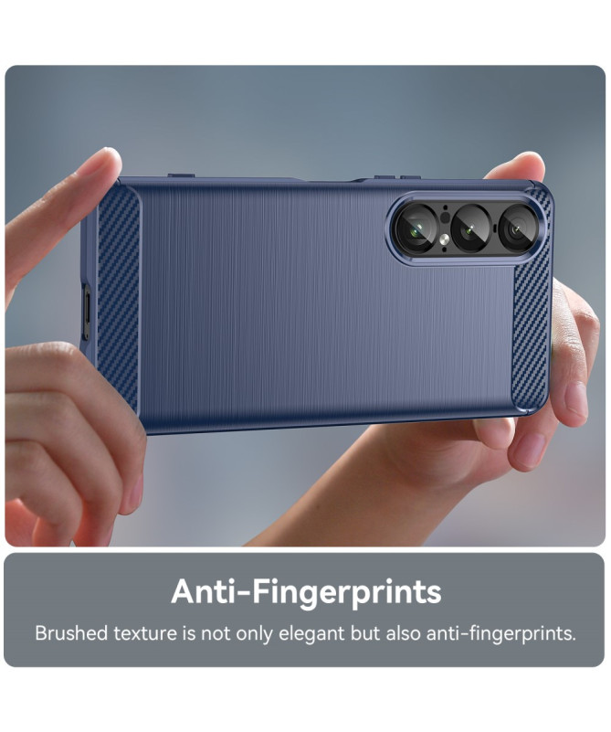 Coque Sony Xperia 1 VII flexible effet brossé