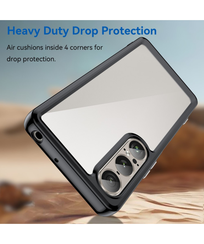 Coque Sony Xperia 1 VII Transparente Contour Couleuré