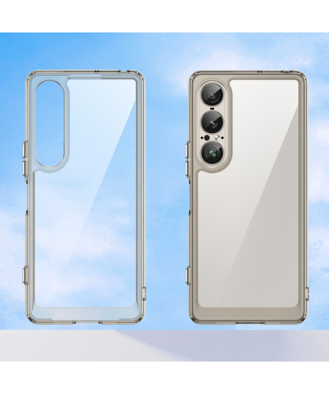 Coque Sony Xperia 1 VII Transparente Contour Couleuré