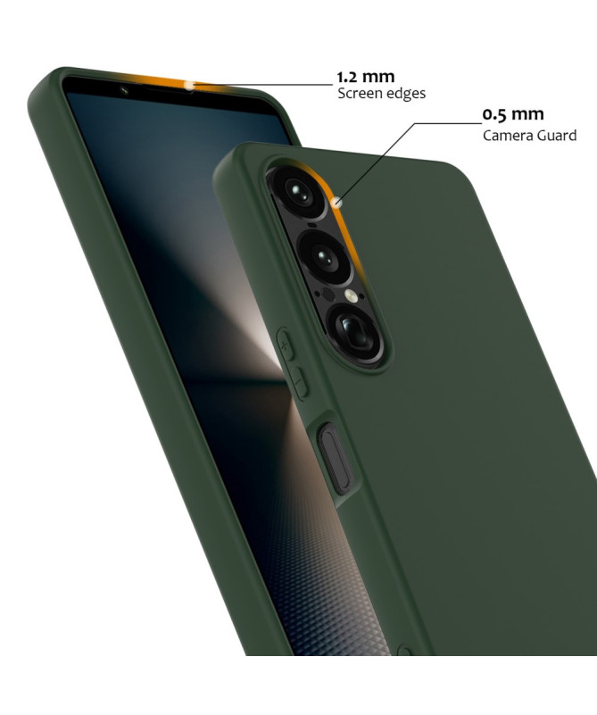 Coque Sony Xperia 1 VII Silicone Liquide MagSafe, Lanière