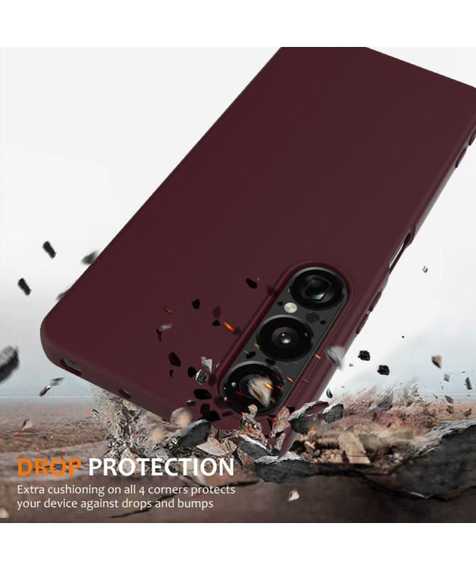 Coque Sony Xperia 1 VII Silicone Liquide MagSafe, Lanière