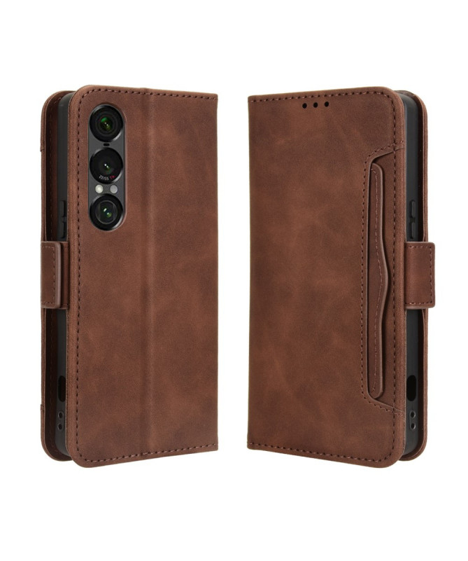 Housse Sony Xperia 1 VII Premium avec Porte Cartes