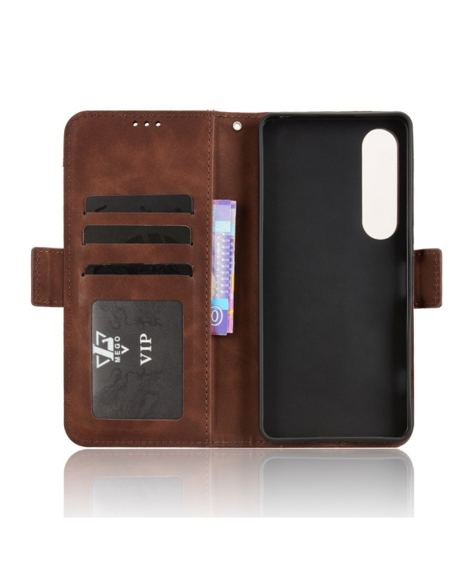 Housse Sony Xperia 1 VII Premium avec Porte Cartes