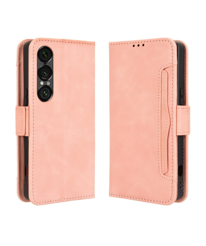 Housse Sony Xperia 1 VII Premium avec Porte Cartes