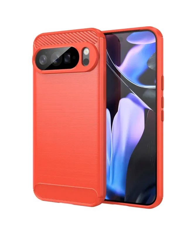 Coque Google Pixel 10 Pro XL flexible effet brossé