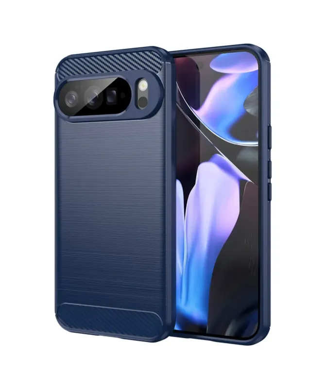 Coque Google Pixel 10 Pro XL flexible effet brossé