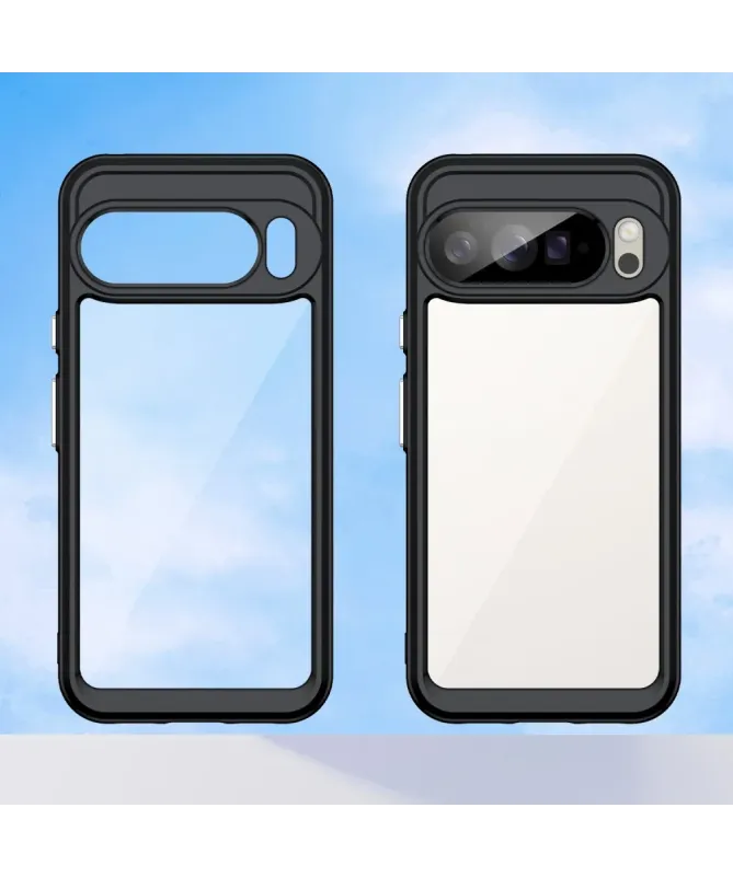 Coque Google Pixel 10 Pro XL Transparente Contour Couleuré