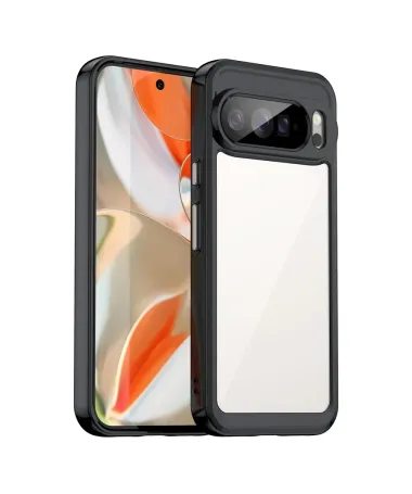 Coque Google Pixel 10 Pro XL Transparente Contour Couleuré