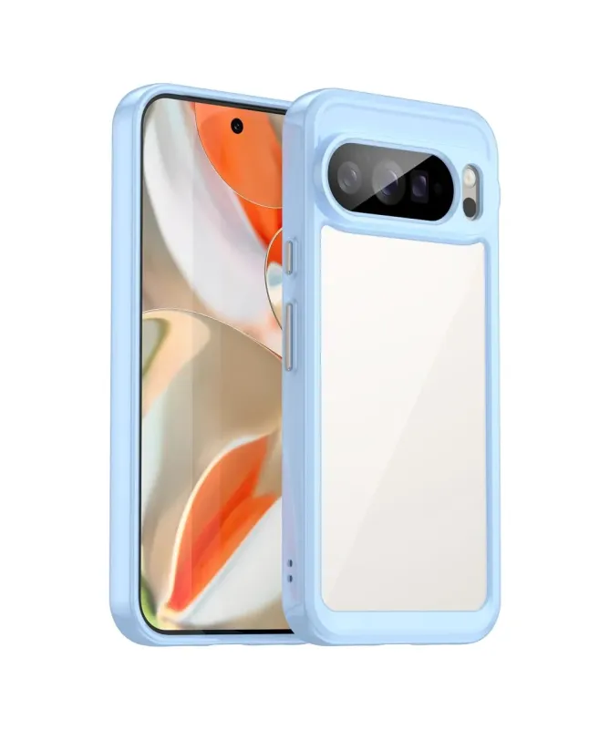 Coque Google Pixel 10 Pro XL Transparente Contour Couleuré