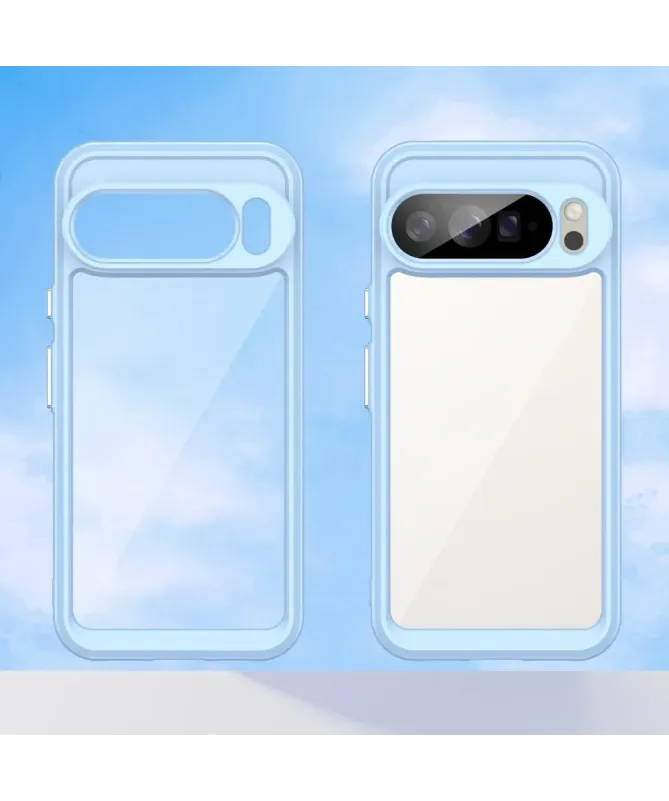 Coque Google Pixel 10 Pro XL Transparente Contour Couleuré
