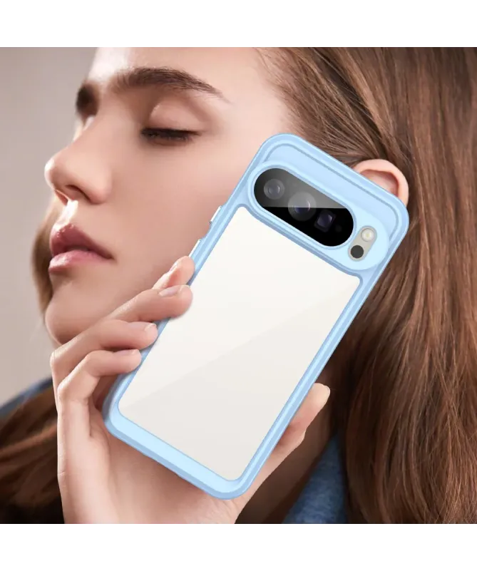 Coque Google Pixel 10 Pro XL Transparente Contour Couleuré