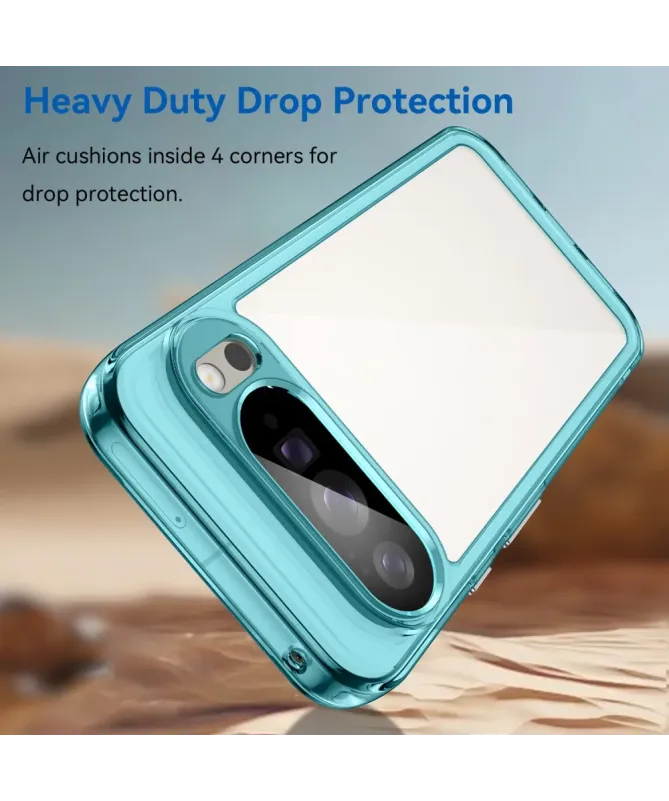 Coque Google Pixel 10 Pro XL Transparente Contour Couleuré