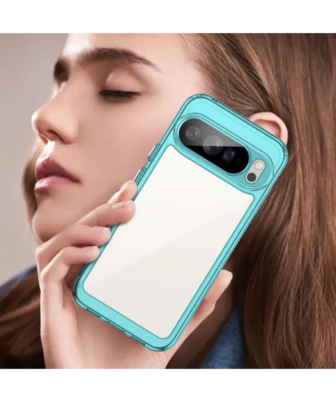 Coque Google Pixel 10 Pro XL Transparente Contour Couleuré