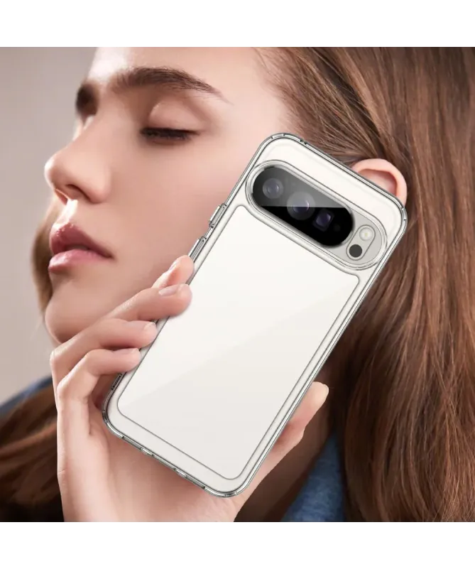 Coque Google Pixel 10 Pro XL Transparente Contour Couleuré