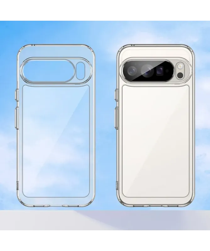 Coque transparente Google Pixel 10 Pro XL avec protection d'écran en v
