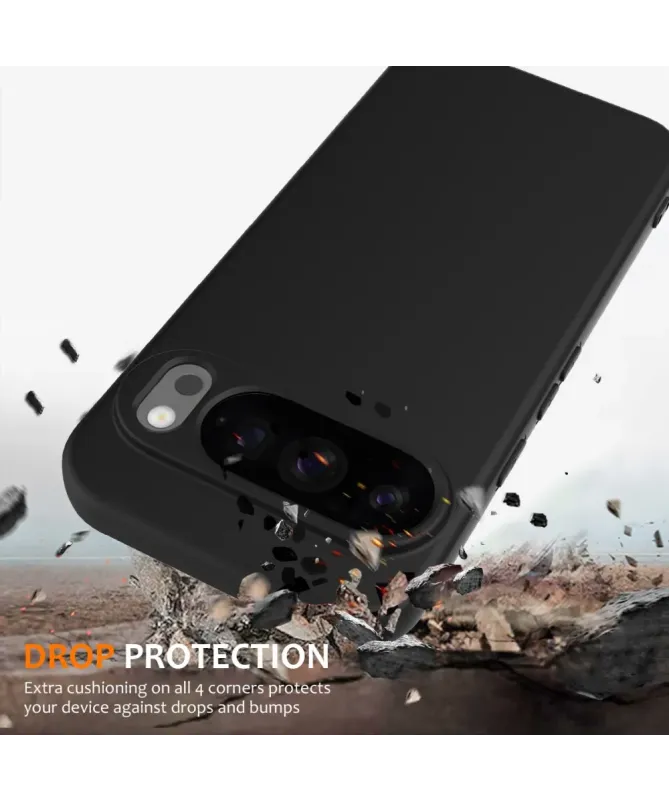 Coque Google Pixel 10 Pro XL Silicone Liquide MagSafe, Lanière