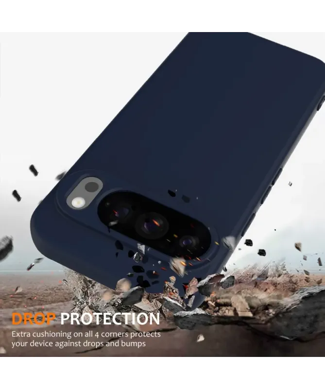 Coque Google Pixel 10 Pro XL Silicone Liquide MagSafe, Lanière