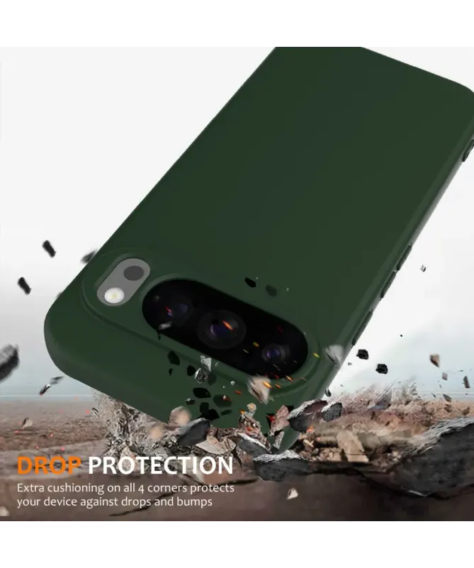Coque Google Pixel 10 Pro XL Silicone Liquide MagSafe, Lanière