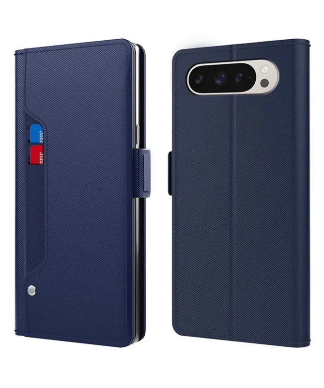 Housse Google Pixel 10 Pro XL Flip premium porte cartes avec miroir