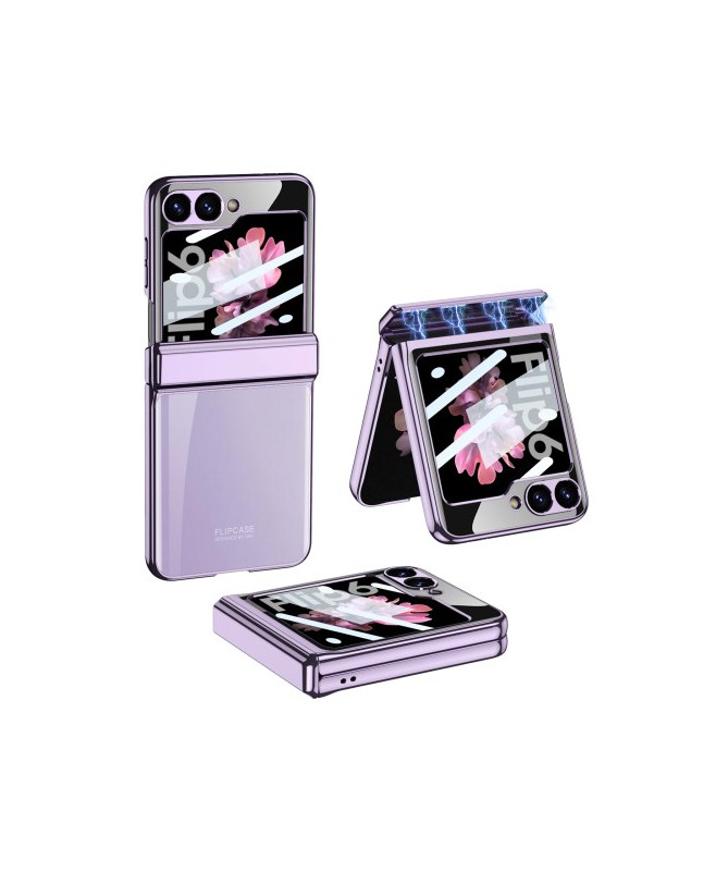 Coque Samsung Galaxy Z Flip 6 GKK avec Protecteur d'Écran en Verre Trempé – Violet