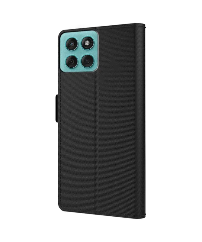 Housse Motorola Edge 60 / 60 Fusion Flip premium porte cartes avec mir