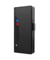 Housse Motorola Edge 60 / 60 Fusion Flip premium porte cartes avec mir