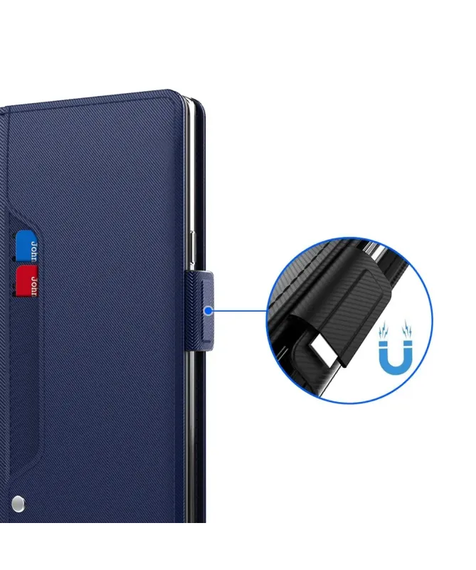 Housse Motorola Edge 60 / 60 Fusion Flip premium porte cartes avec mir