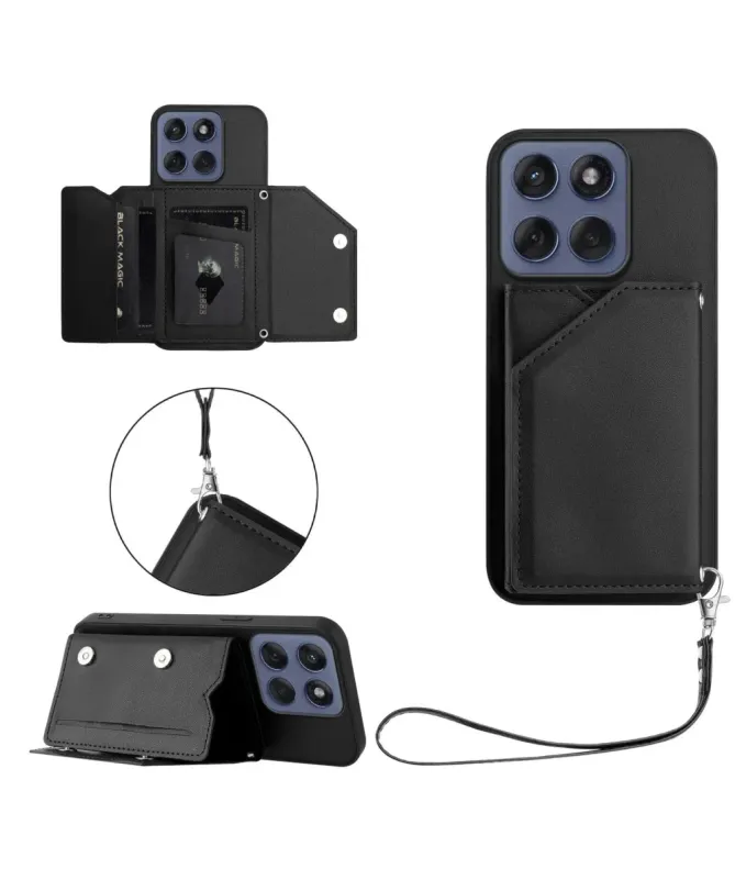 Coque Motorola Edge 60 / 60 Fusion AUDE Lanière multi compartiments
